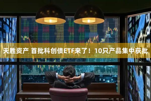 天胜资产 首批科创债ETF来了！10只产品集中获批