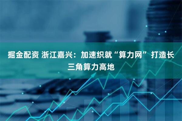 掘金配资 浙江嘉兴：加速织就“算力网” 打造长三角算力高地