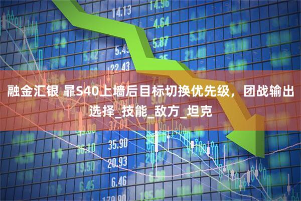 融金汇银 暃S40上墙后目标切换优先级，团战输出选择_技能_敌方_坦克