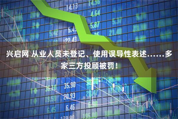 兴启网 从业人员未登记、使用误导性表述……多家三方投顾被罚！